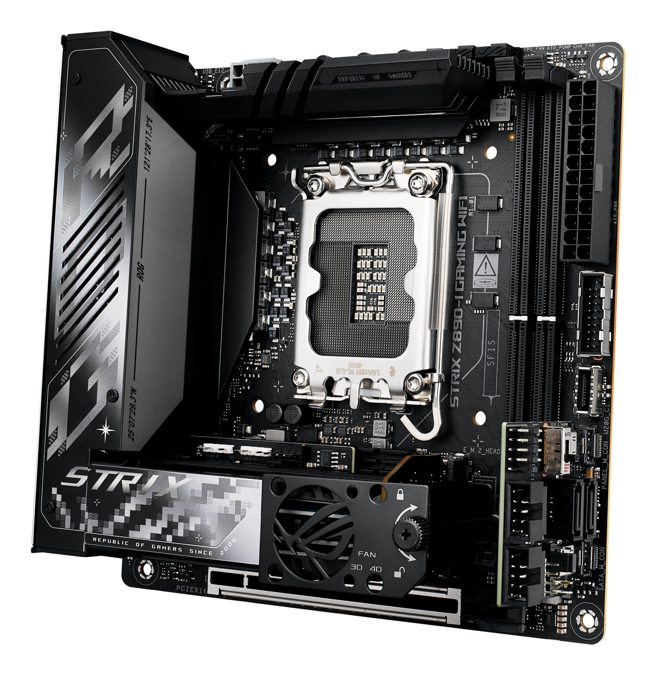 EAN 4711387755266 - ASUS ROG STRIX Z890-I GAMING WIFI Intel Z890 LGA 1851 (Socket V1) mini ITX imagen 5