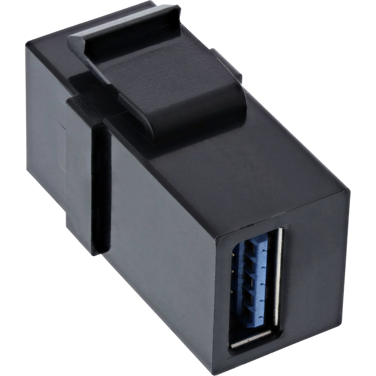 Módulo Snap-In Inline Usb 3.0, Usb-A F/F, Carcasa Negra