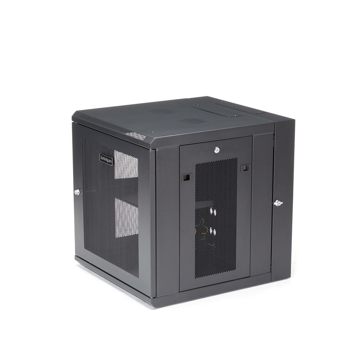 Startech.Com Rk1224walhm Armario Rack 12u Bastidor De Pared Negro