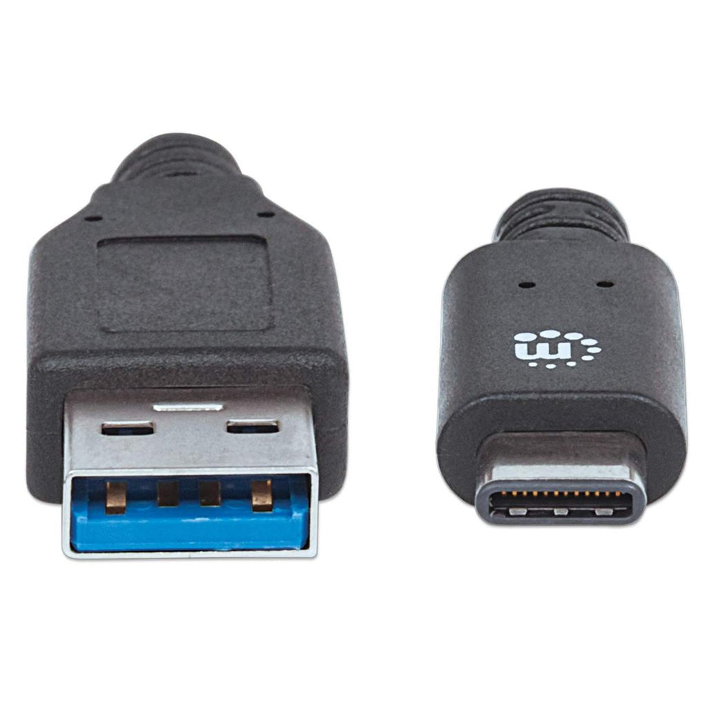 EAN 0766623353373 - Manhattan 353373 cable USB USB 3.2 Gen 2 (3.1 Gen 2) 1 m USB A USB C Negro imagen 3