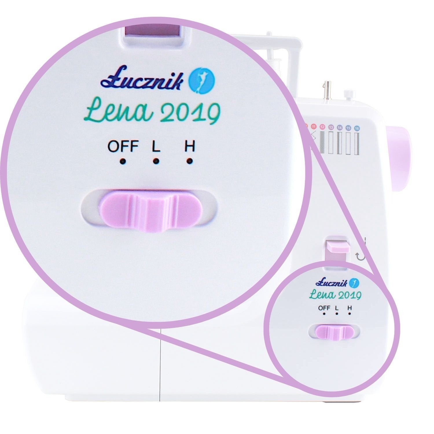 EAN 5902022183943 - Łucznik LENA 2019 máquina de coser Máquina de coser semiautomática Eléctrico imagen 11