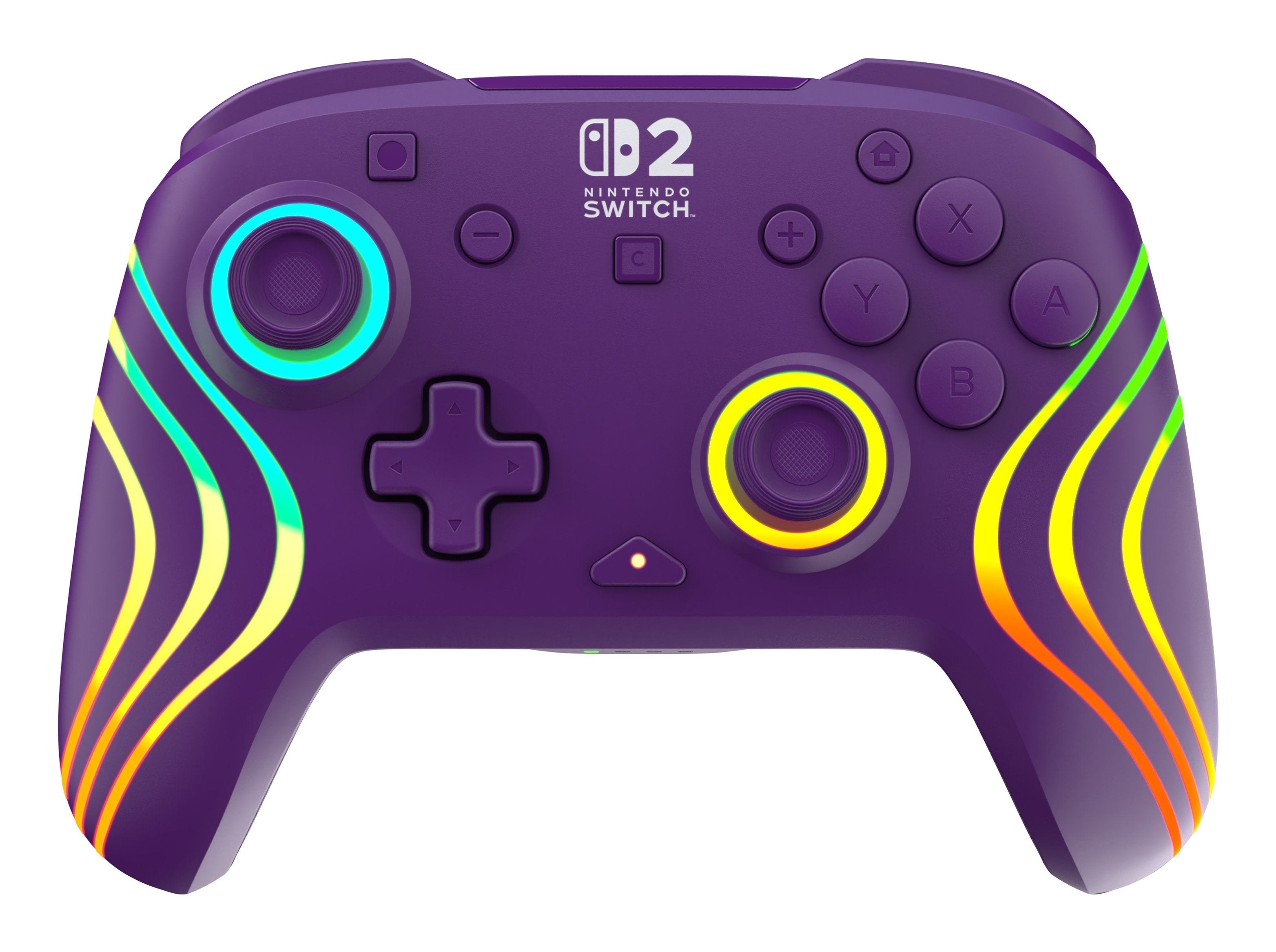 Turtle Beach Afterglow Morado Mando De Juego Rgb Inalámbrico Para Nintendo Switch 2