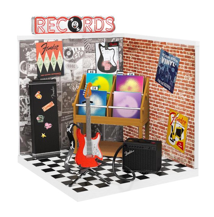 Mga Entertainment Mga'S Miniverse - Record Shop 253136-Euc