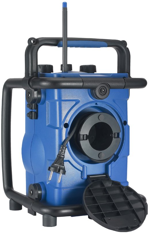 Sangean U-3 Azul Y Negro Radio Am Fm Portátil Sumergible Especial Para Exterior.