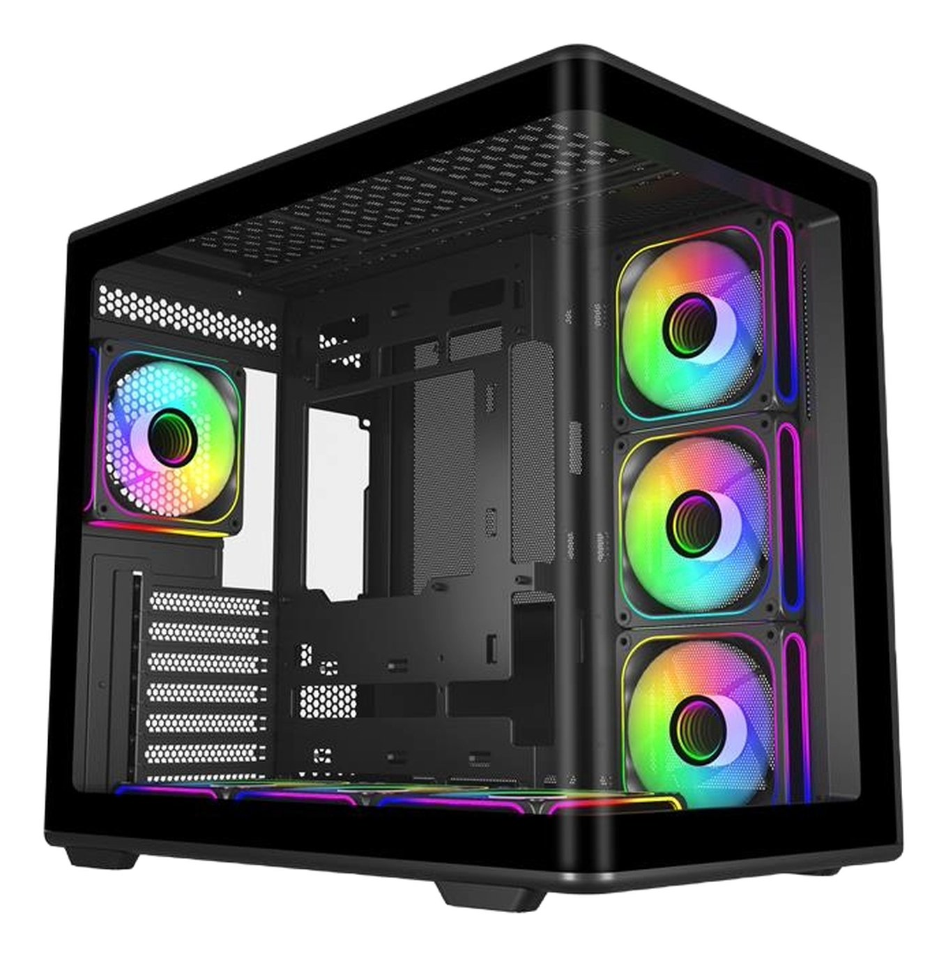 EAN 4719512162033 - Cooler Master Elite 600 Midi Tower Negro, Transparente imagen 1