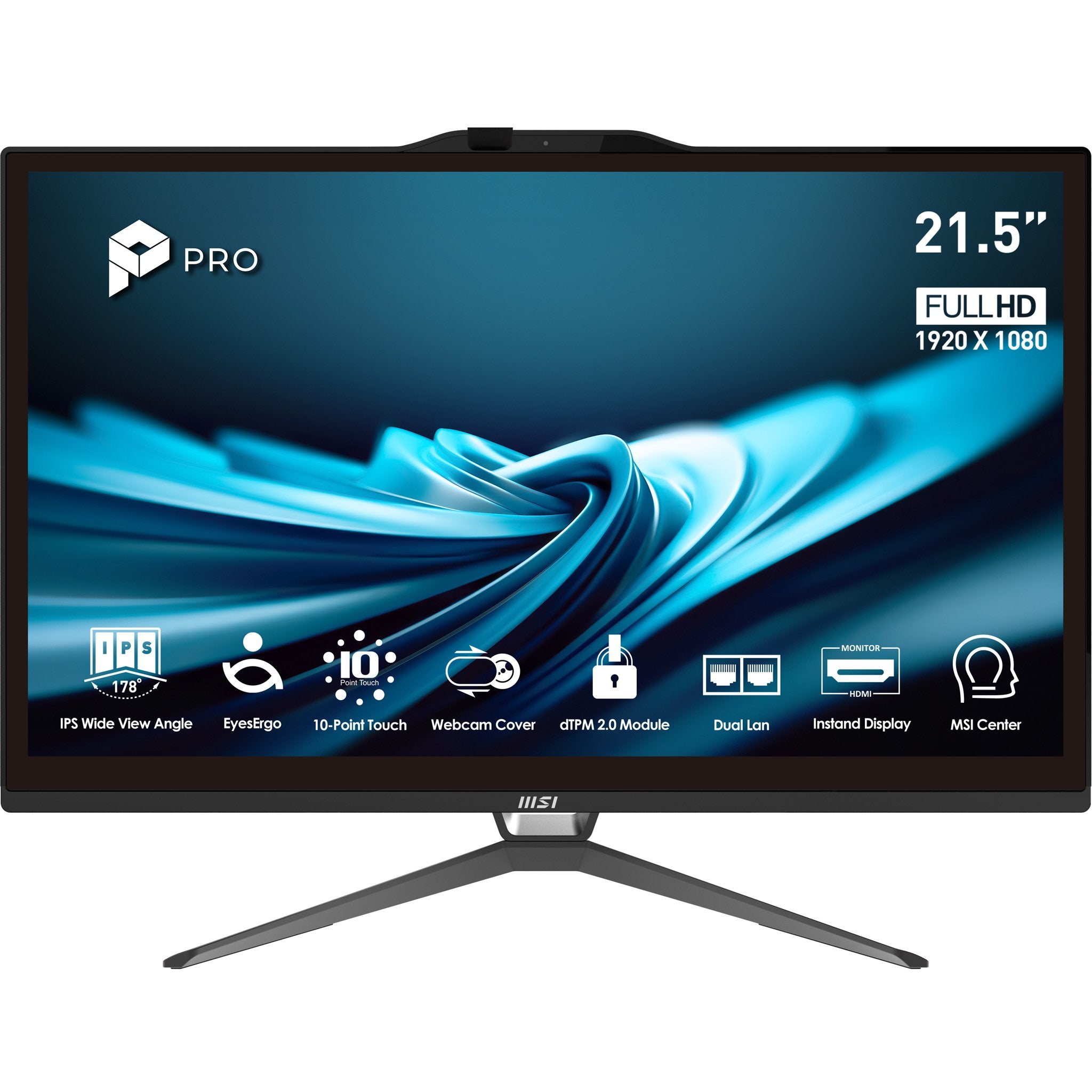 EAN 4711377395267 - MSI Pro AP222T 14M-490EU Intel® Core™ i3 i3-14100 54,6 cm (21.5") 1920 x 1080 Pixeles Pantalla táctil PC  imagen 2