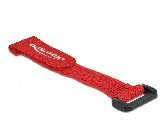 Delock 19526 Presilla Bridas Adherentes Para Cables Rojo 5 Pieza(S)