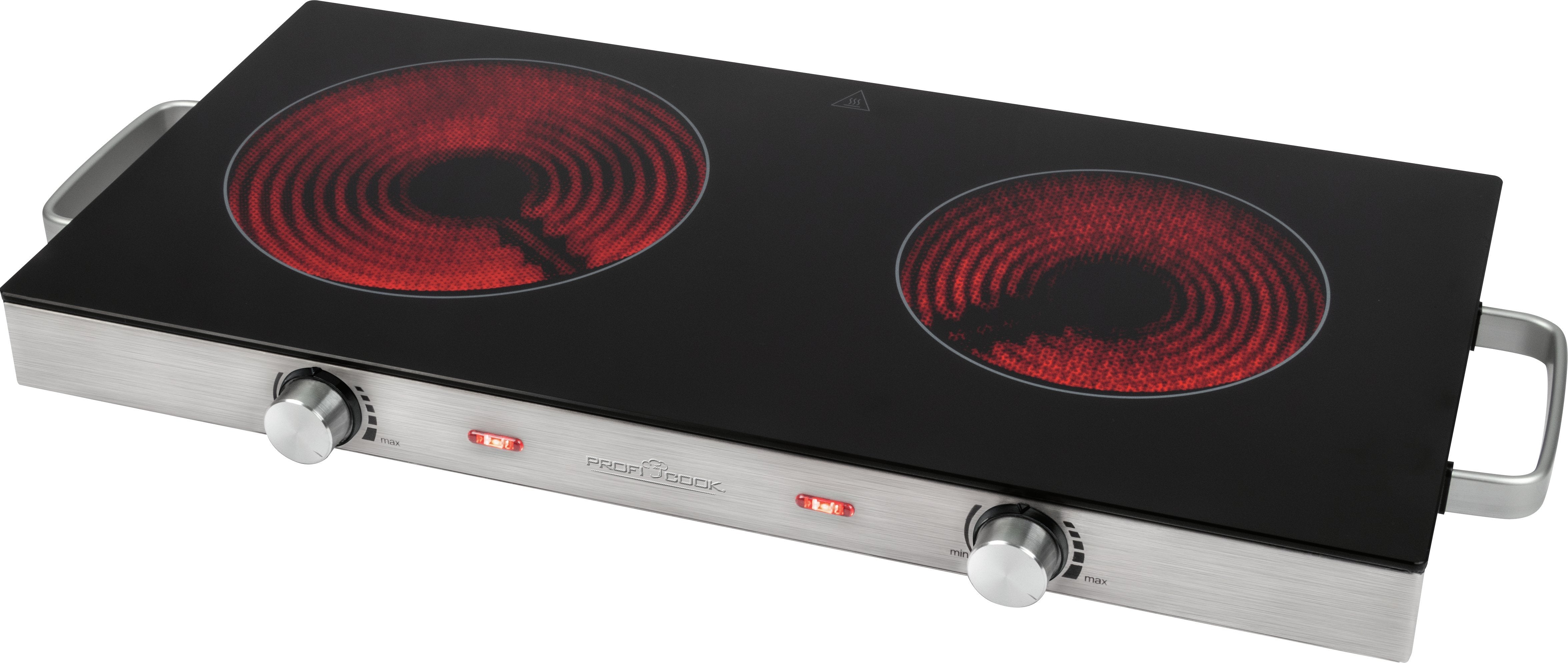 Cocina Eléctrica Proficook Pc-Dkp 1211 2 Fuegos 2800w
