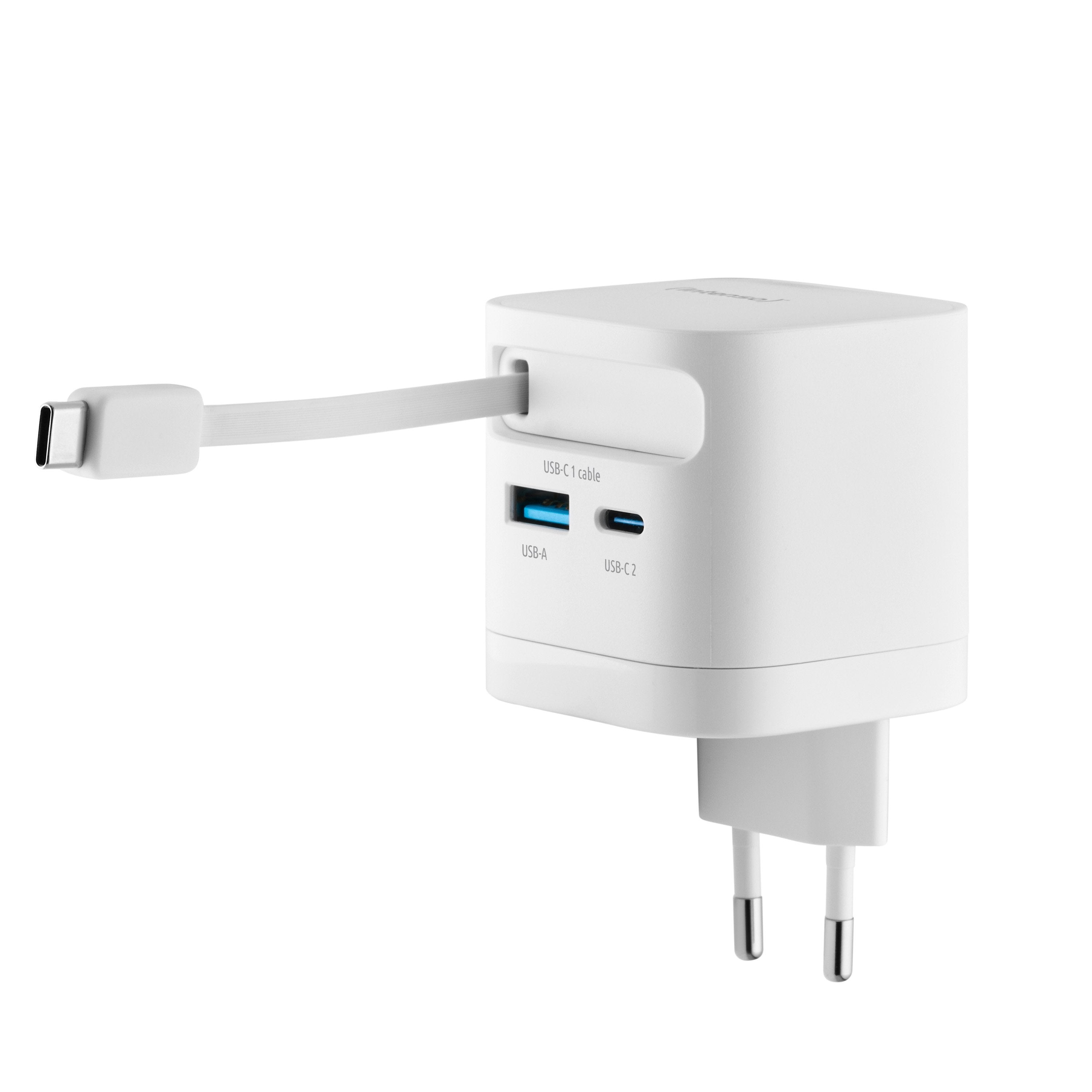 Intenso Compact Fam Charger 65w Usb-C Usb-A Blanco