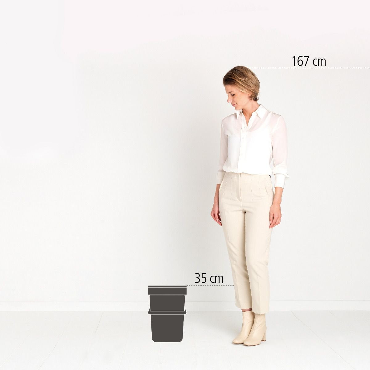 Brabantia Sort & Go Abfallbehäl. Jade Green 12 L