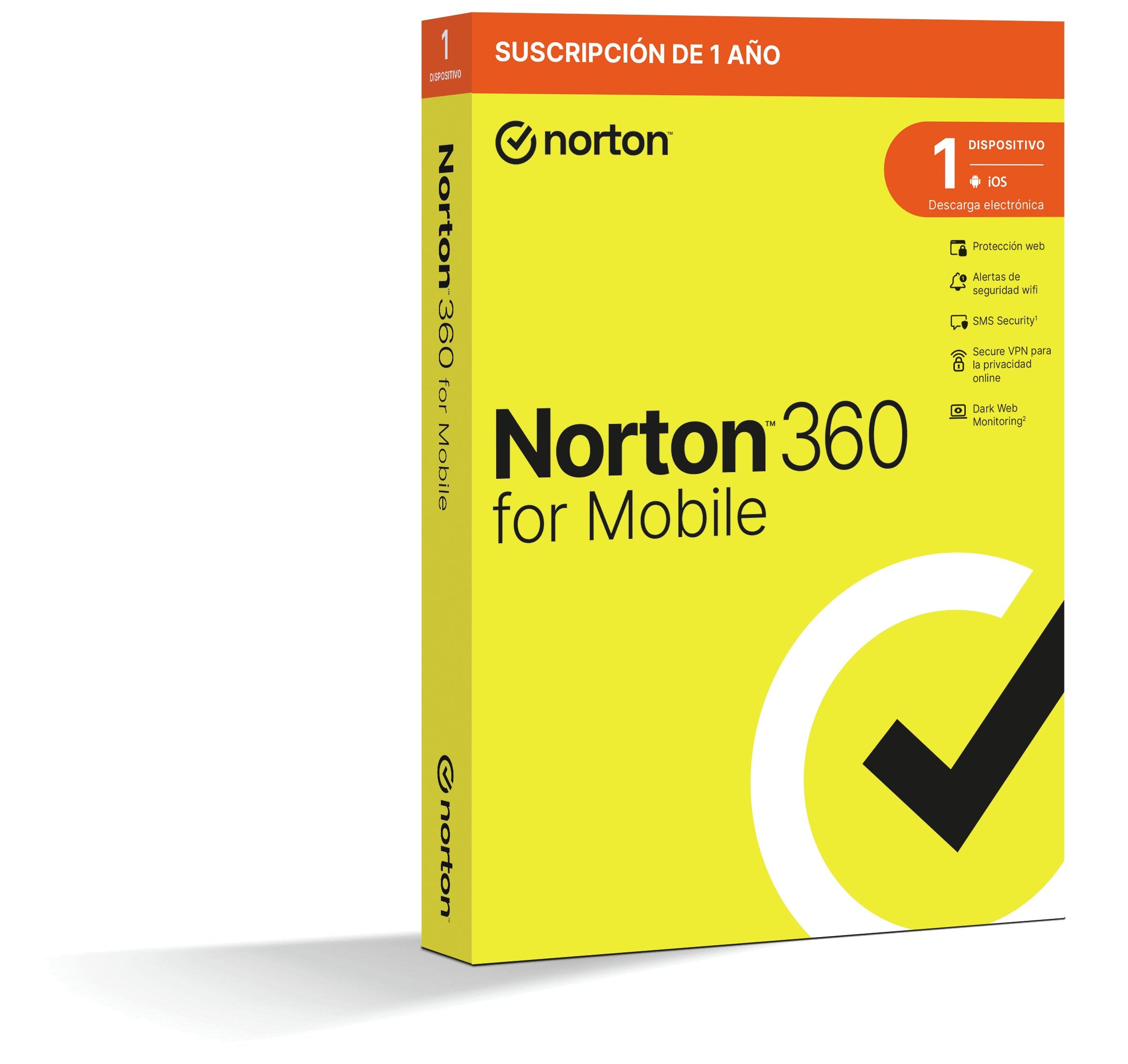 EAN 5397231019358 - Norton 360 Mobile Seguridad de antivirus Base Portugués 1 licencia(s) 1 año(s) imagen 2