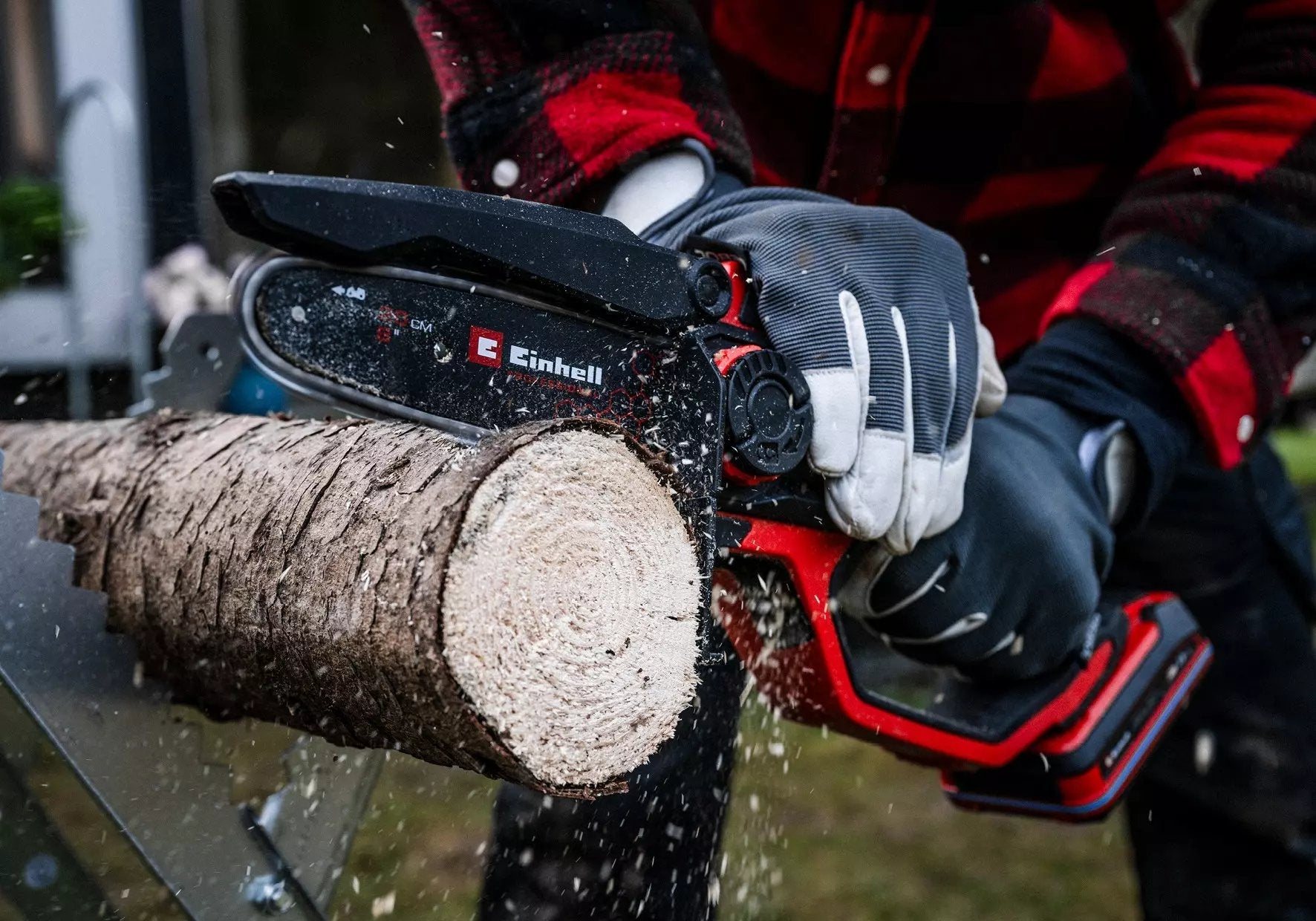 Einhell Professional Akku-Astkettensäge Gp-Ps 18/20 Li Bl-Solo, 18volt (Rojo/Negro, Ohne Akku Und Ladegerät) 4600080