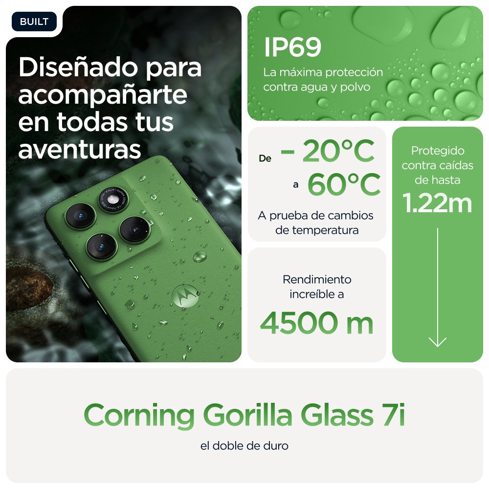 Smartphone  Motorola Edge 60 12+256gb Green Oem