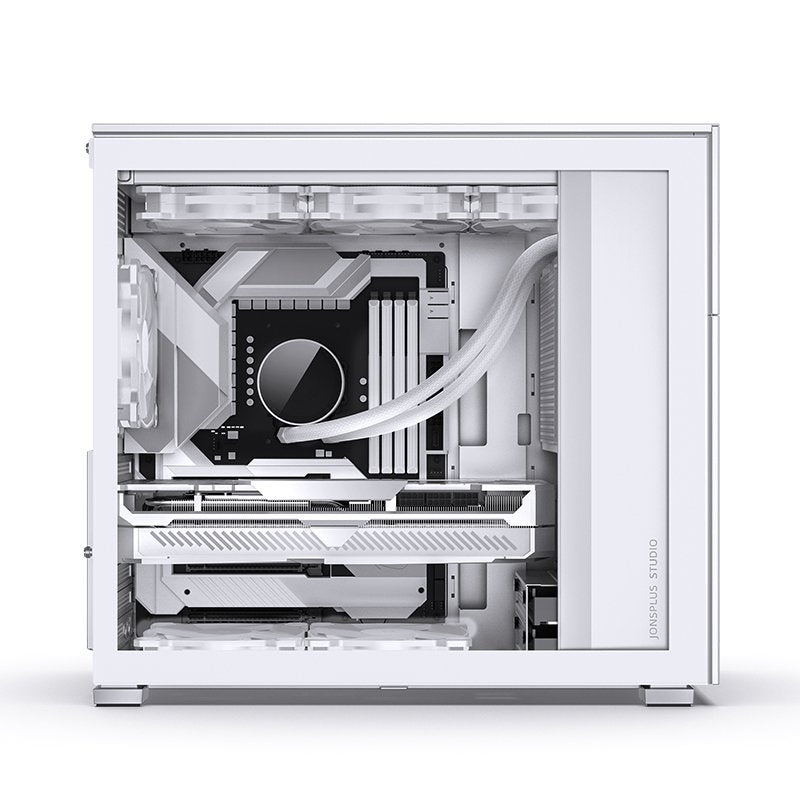 Jonsbo D41 Mesh Atx Carcasa, Tempered Glass - Blanco