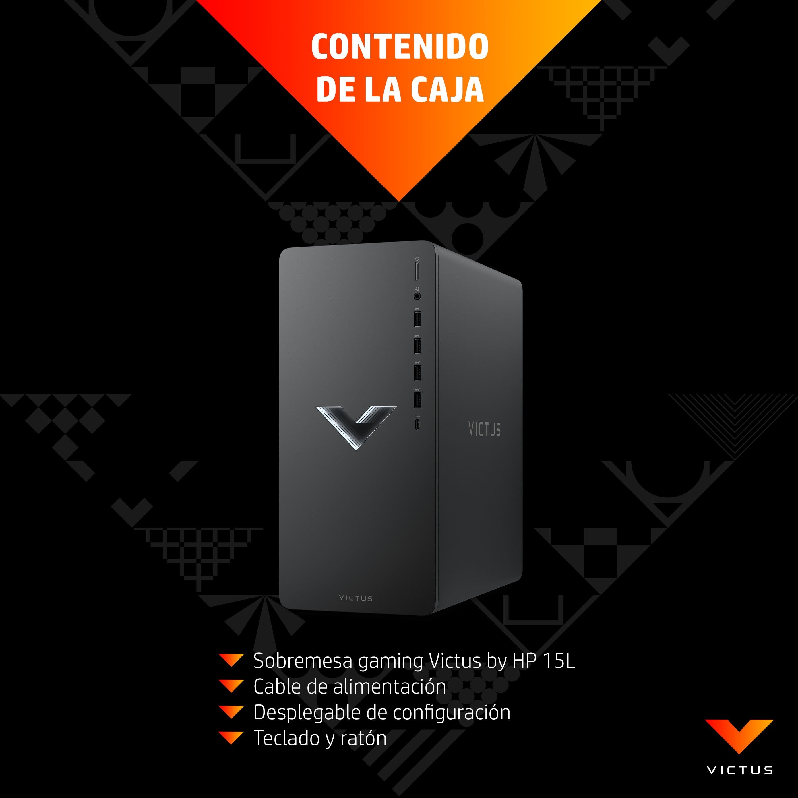 Victus By Hp 0108ns Pc 5600g Amd Ryzen 5 16gb 512gb Ssd Radeon Rx 6400 Windows 11 Home Blanco