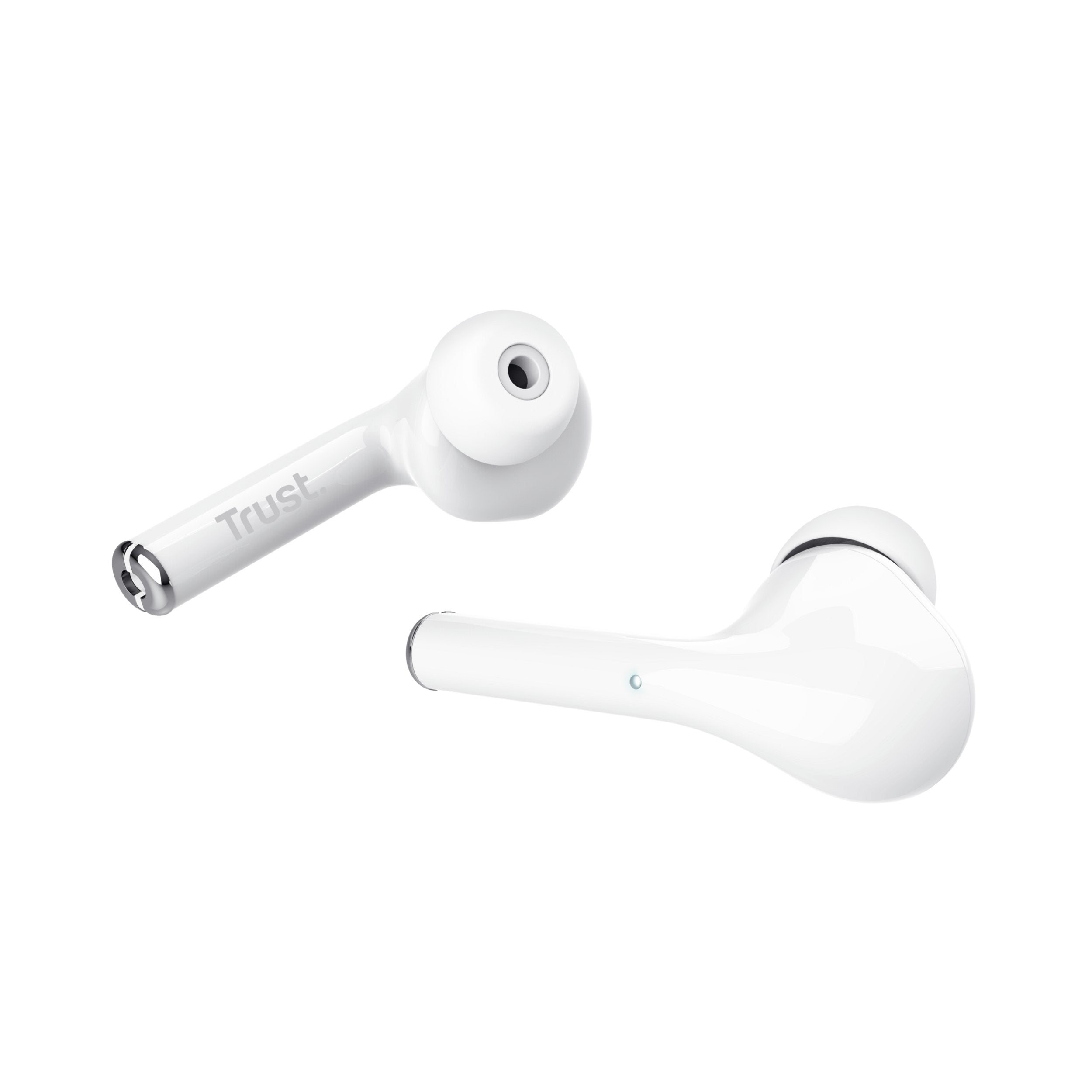 Auriculares Bluetooth Trust Nika Touch Con Estuche De Carga Autonomía 6h Blancos