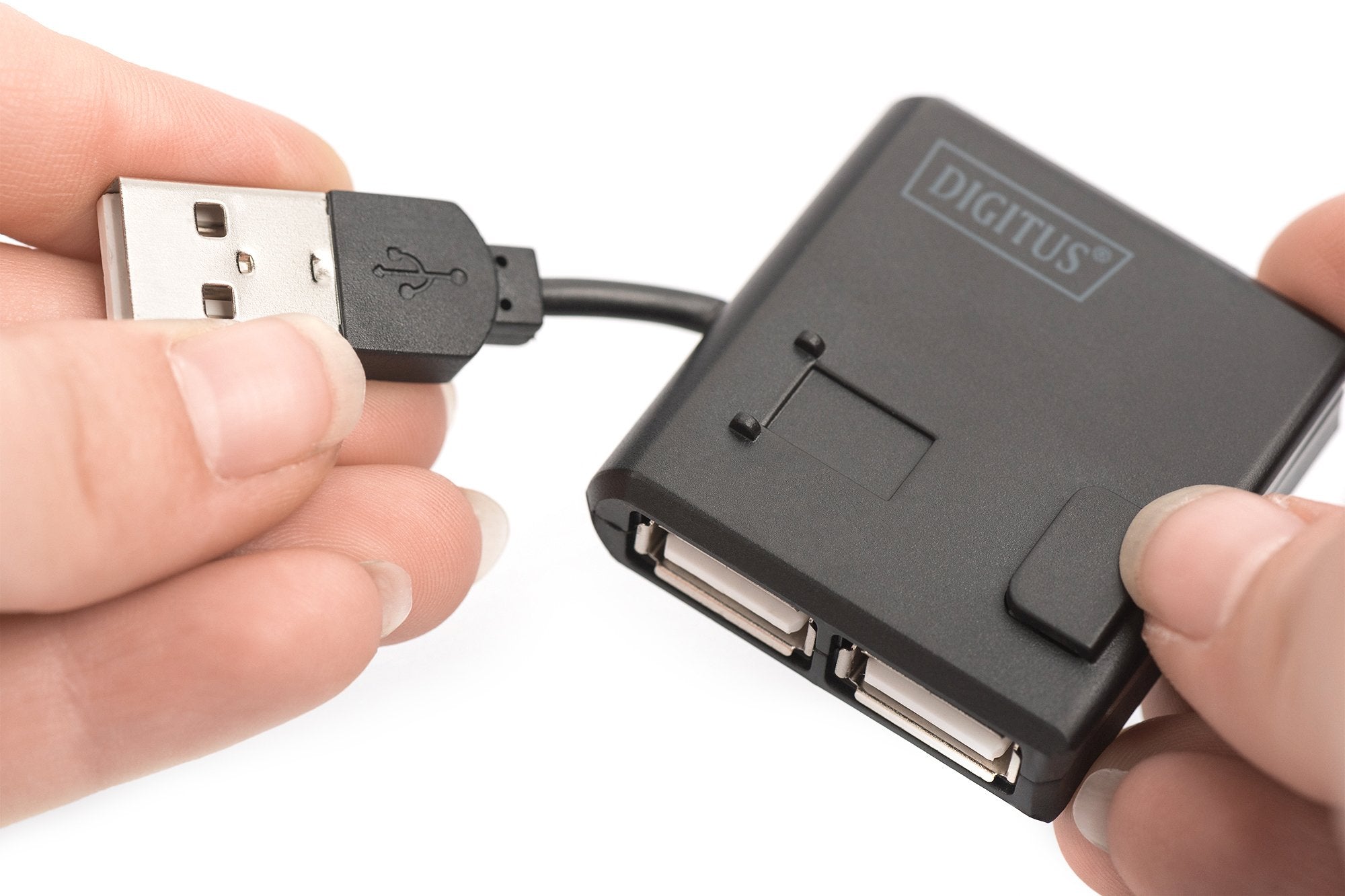 Digitus Hub 4 Puertos Usb 2.0 Negro  Da-70217