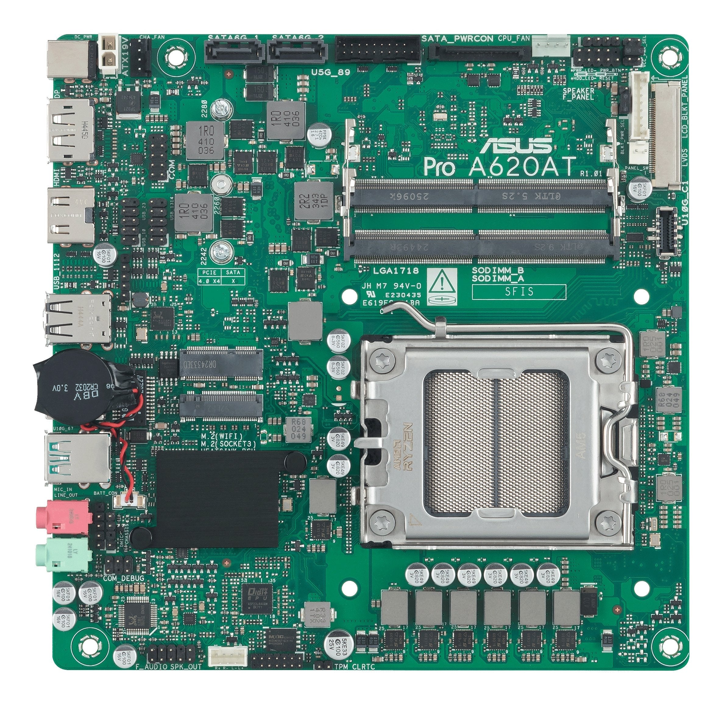 EAN 4711636116053 - ASUS 90MB1L5M-M0EAYC placa base Zócalo AM5 mini ITX imagen 1