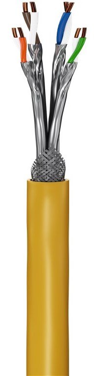 EAN 4040849611278 - Goobay 61127 cable de red Amarillo 50 m Cat8.1 S/FTP (S-STP) imagen 3