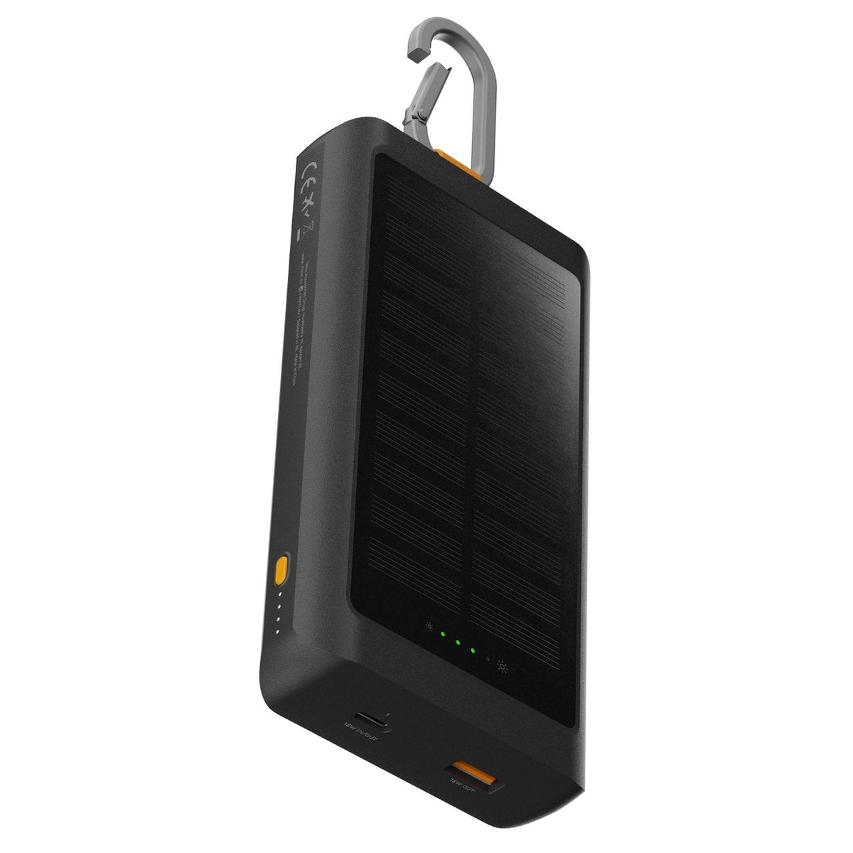 Xtorm 15w Go2 Solar Power Bank 10.000 Mah Incluye 1.0w Solarpanel, Integrierter Lámpara Y Karabiner, 15w Fastcharge