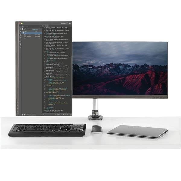 EAN 0065030863759 - StarTech.com ARMDUAL30 soporte para monitor 76,2 cm (30") Escritorio Negro, Plata imagen 13