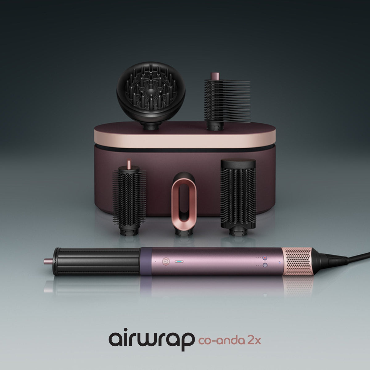 Dyson Airwrap Co-Anda2x Multi-Styler And Dryer With Diffuser Hs09 - Jasper Plum (Gift Edition)