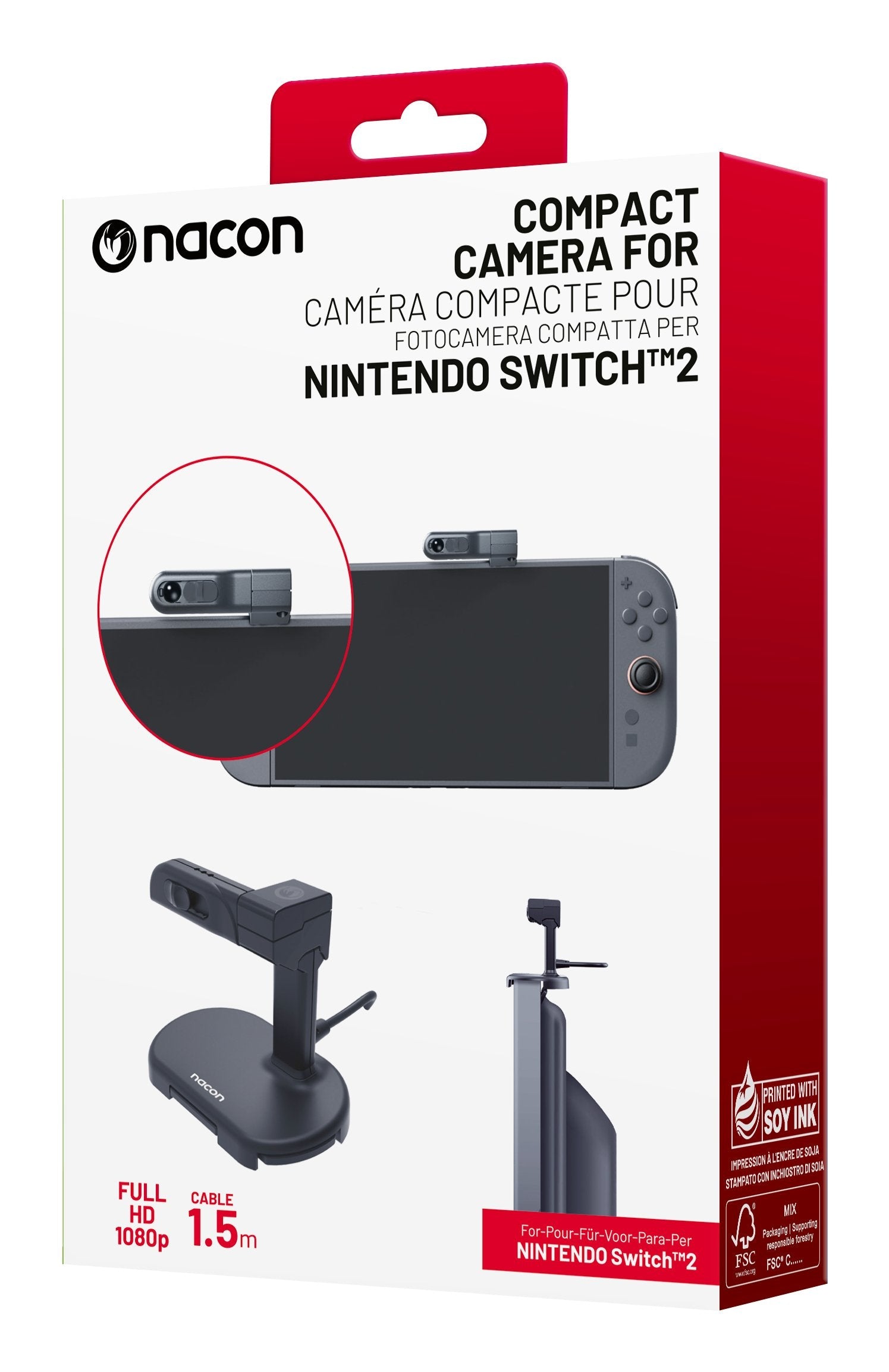 Switch 2 Nacon Webcam 1080pblack