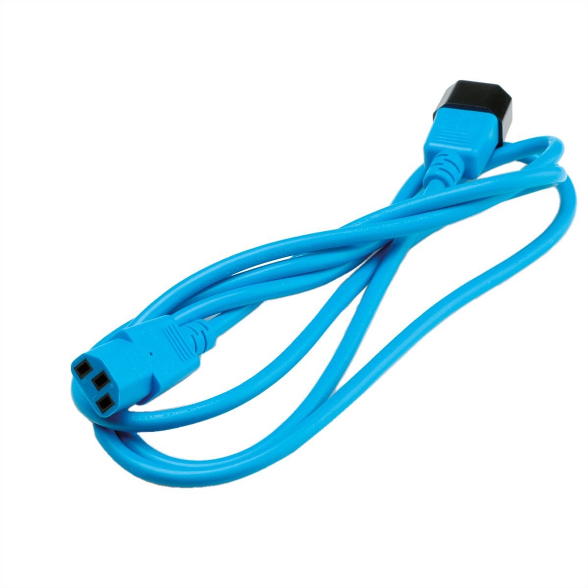 Roline Apparate-Verbindungscable, Iec 320 C14 - C13, Blau, 0,8 M