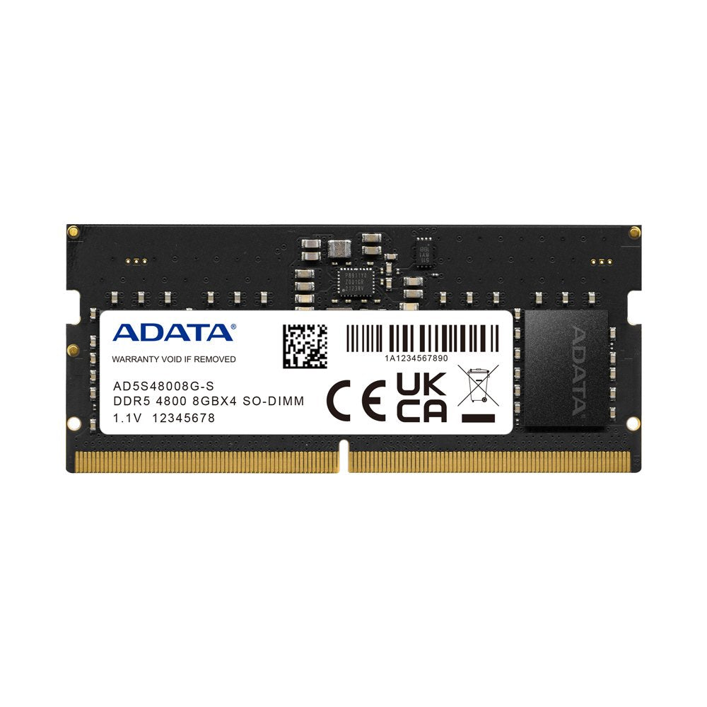 Memoria Ram Adata Ad5s48008g-S So Dimm 8gb 4800mhz Ddr5