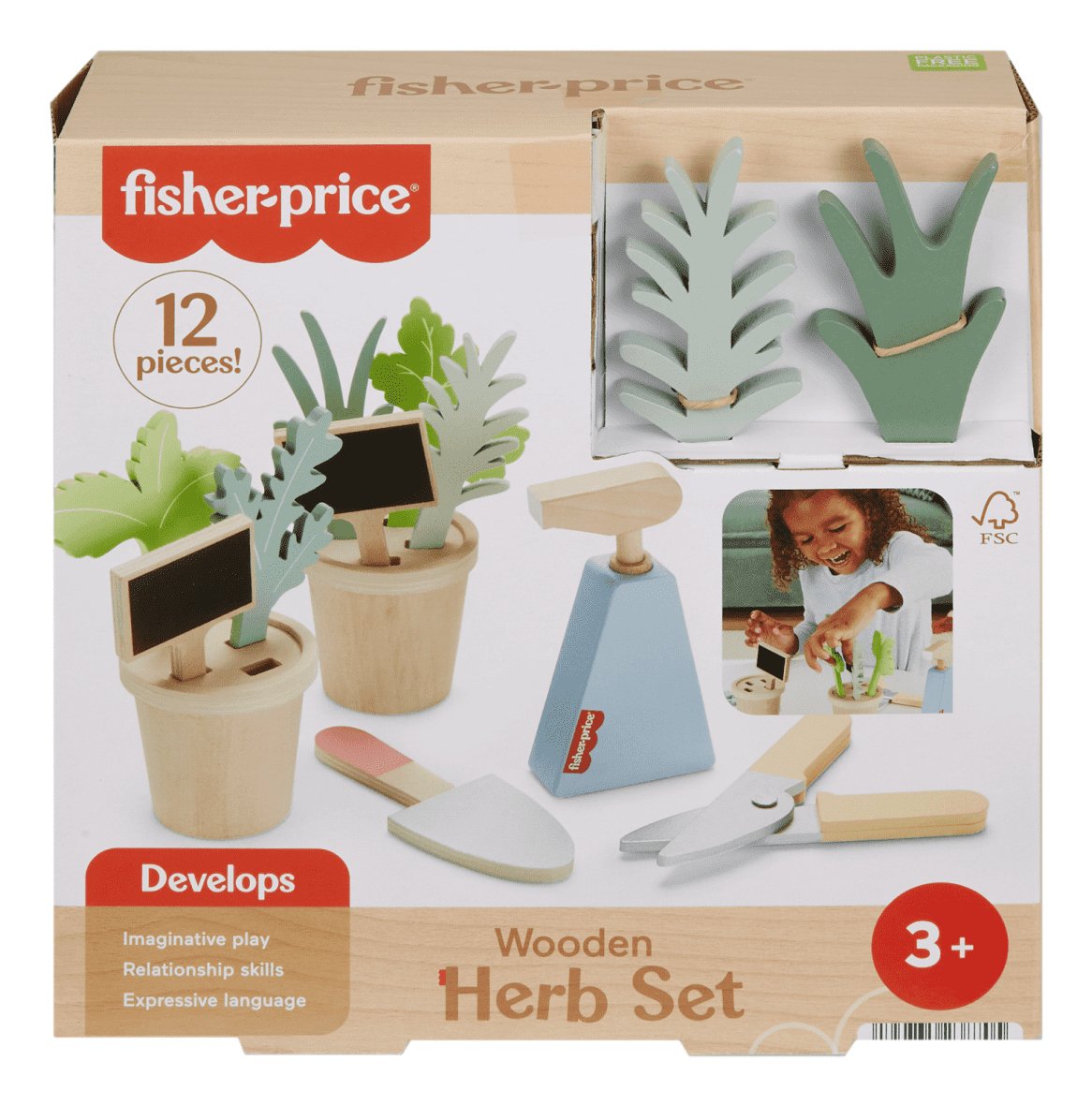EAN 0194735238705 - Fisher-Price Wooden Herb Set imagen 2