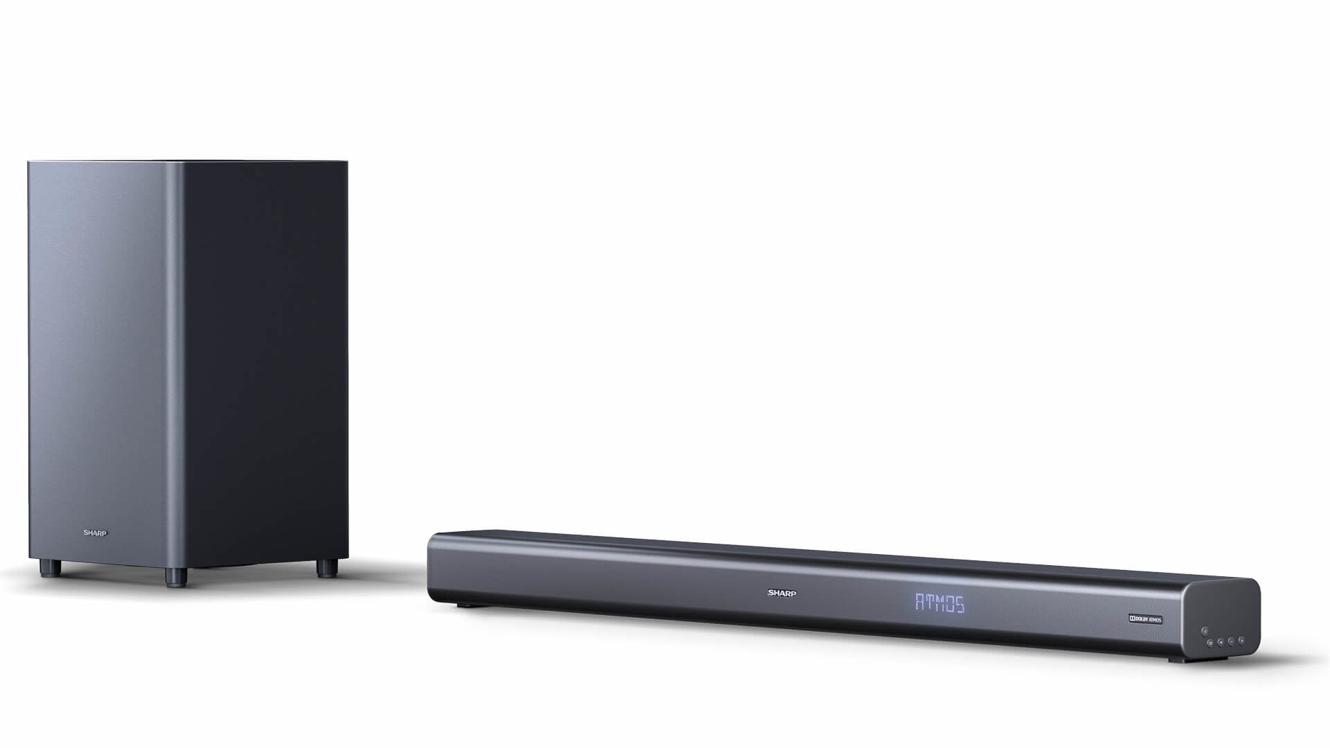 Barra De Sonido 3.1 Con Subwoofer Inalámbrico Ht-Sbw460 Negro Sharp Sharp Ht-Sbw460 Soundbar 3.1 Dolby Atmos&Nbsp 440 W - Hdmi Arc-Cec-Bt&Nbsp Con Subwoofer Inalámbrico Negro