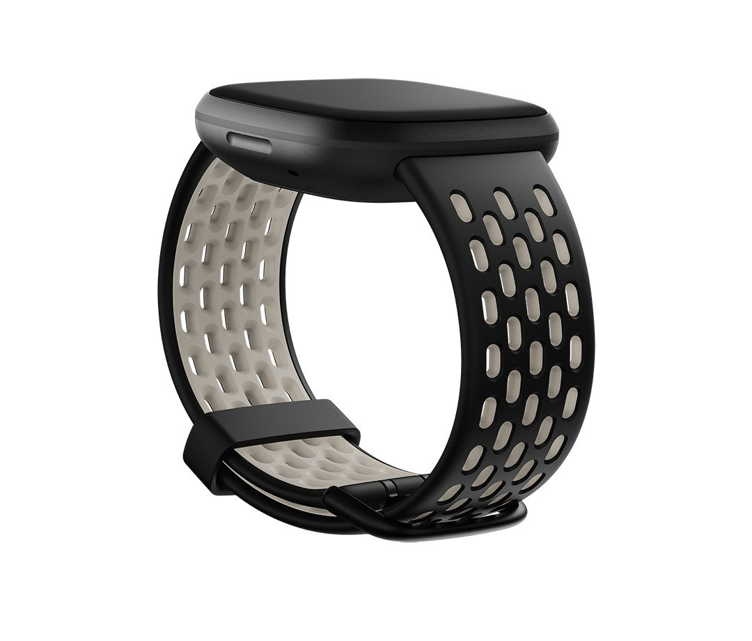 Versa 3 Sense Sport Bnd Black  White L