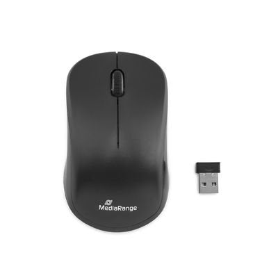 Mediarange Mros107 Teclado Ratón Incluido Rf Inalámbrico Qwertz Alemán Negro