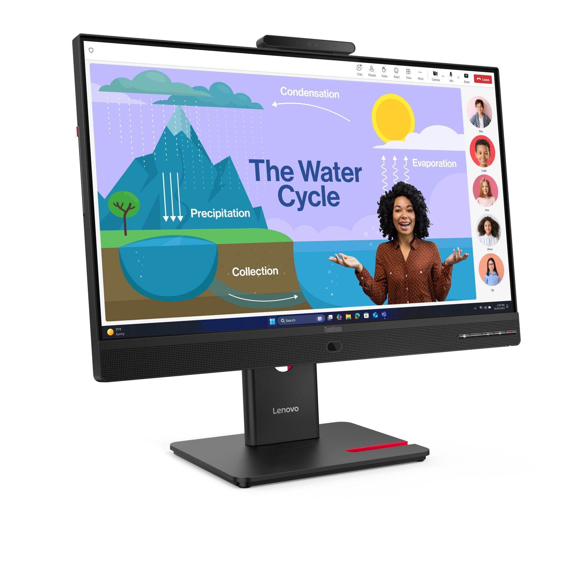 EAN 0198157459489 - Lenovo ThinkVision T24D-4v pantalla para PC 60,5 cm (23.8") 1920 x 1080 Pixeles Full HD LED Negro imagen 3
