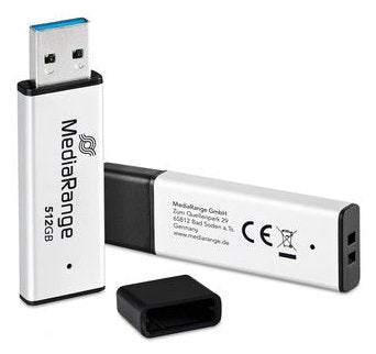 EAN 4260664872511 - MediaRange MR1904 unidad flash USB 512 GB USB tipo A 3.2 Gen 1 (3.1 Gen 1) Negro, Plata imagen 2