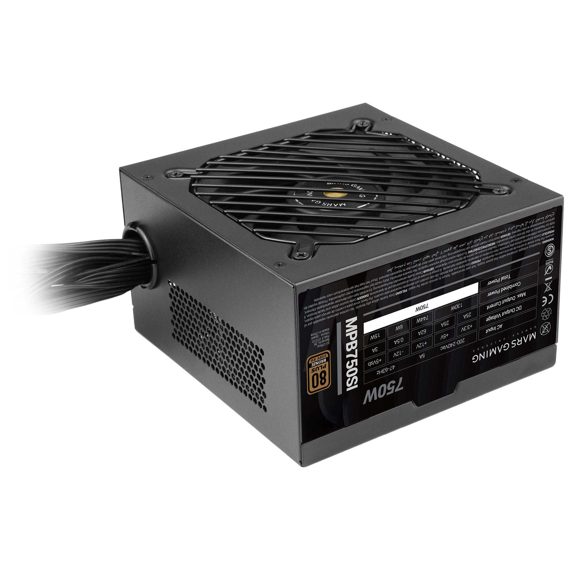EAN 8435693108344 - Mars Gaming MPB750SI unidad de fuente de alimentación 24-pin ATX imagen 3