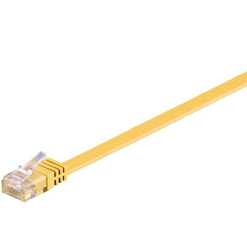 Cable Goobay Rj-45 Cat6 0.5m De Red Amarillo 0,5 M U/Utp (Utp)