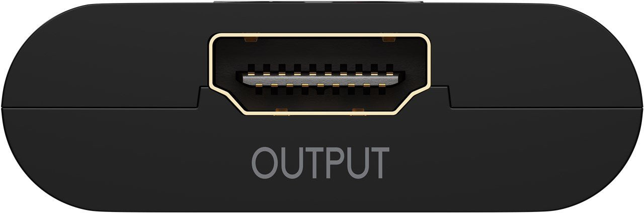 Amplificador De Señal Hdmi 4k A 60 Hz De Goobay, Extensión Hdmi Negra 58492