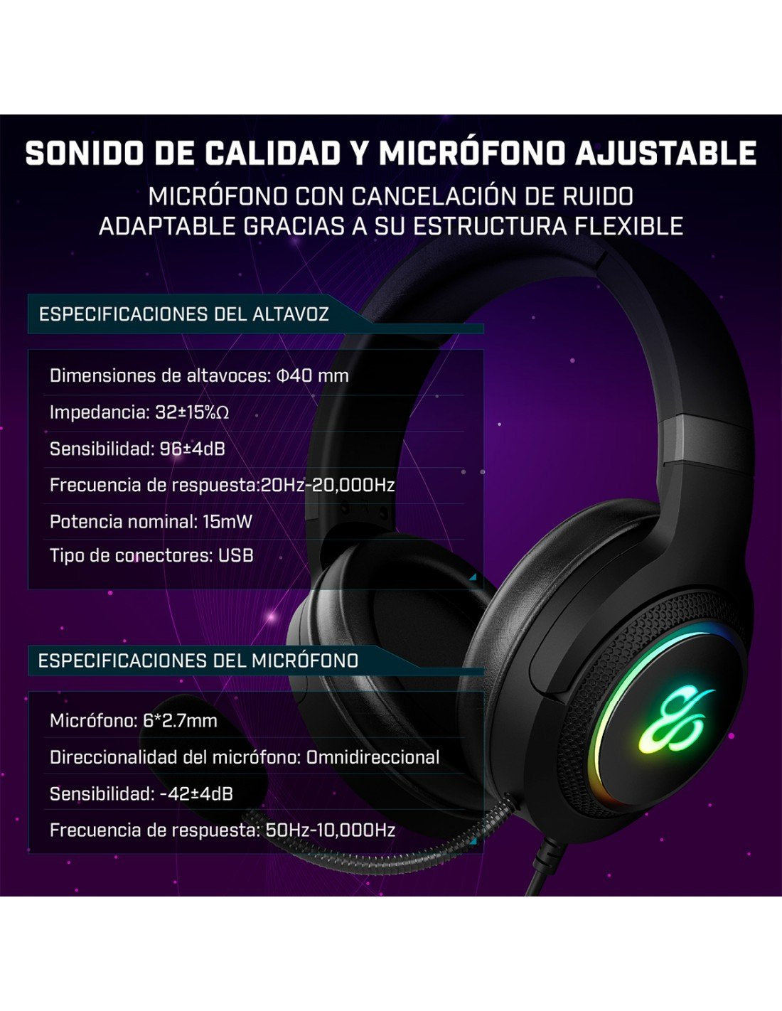 EAN 8435443703140 - Newskill Gaming Sobek Auriculares Alámbrico Diadema Juego USB tipo A Negro imagen 10