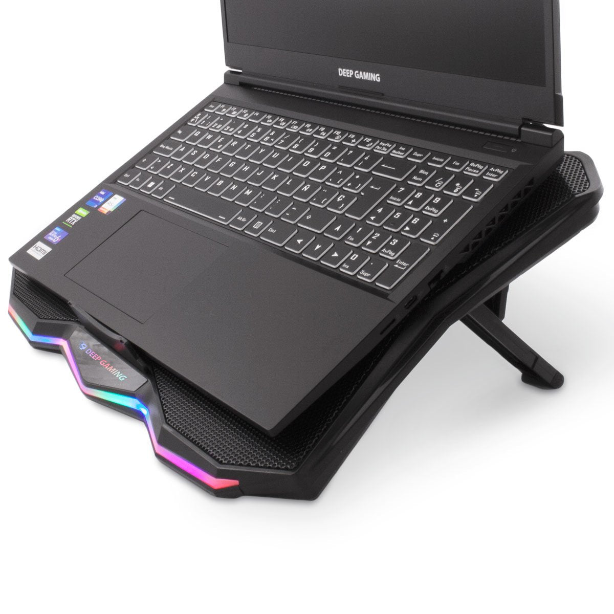 Soporte Base Refrigeracion Para Portátil Deep Gaming Rbw 17 Hasta 17.3"