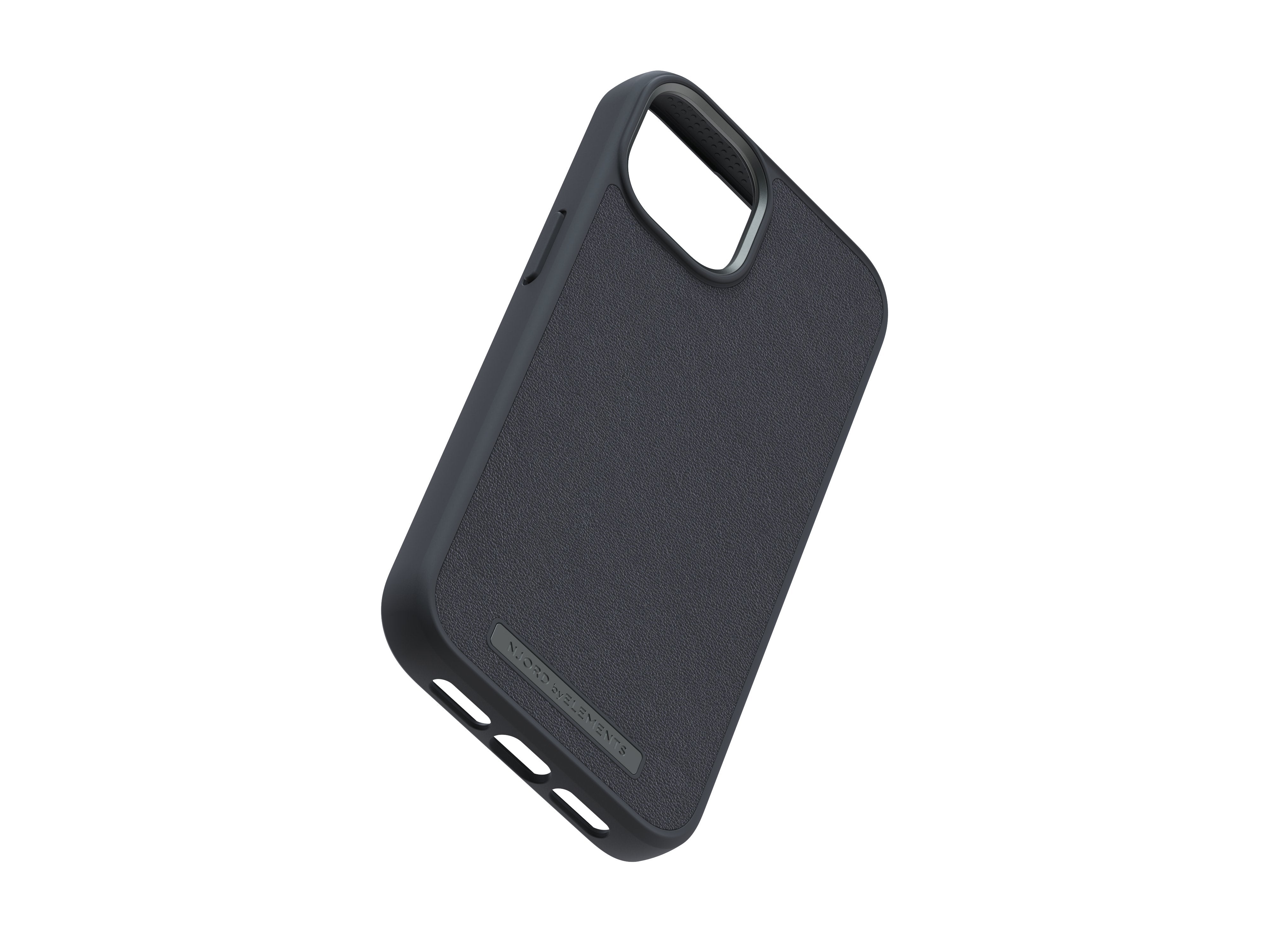 Funda Magsafe Iphone 12/13/14 Piel Negro Njord