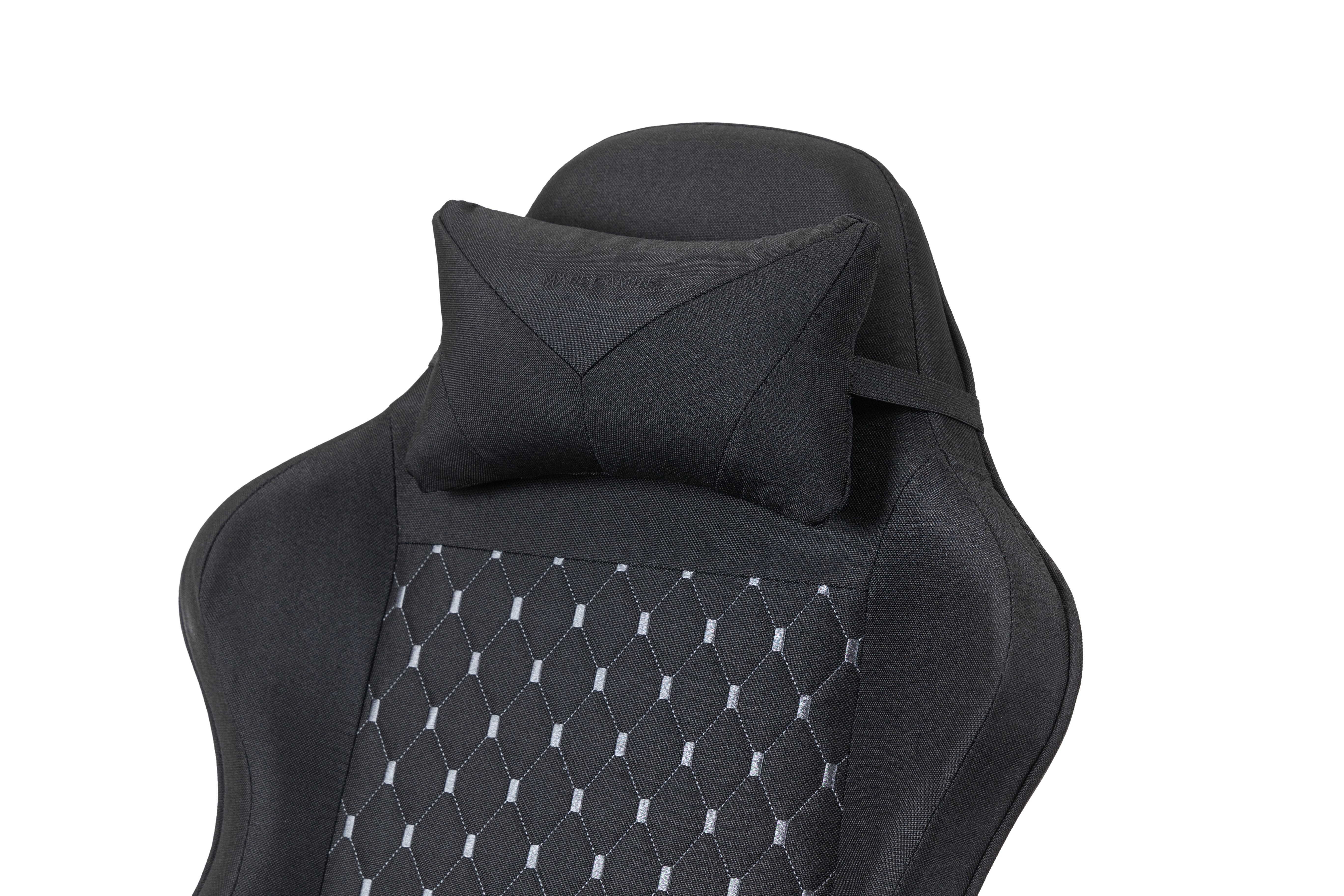 Silla Gaming  Mgc-X Pro Reposapies Negro Mars Gaming 120kg Max/ Resposabrazos Ajustable/ Inclinacion 90-135º/ 5 Ruedas