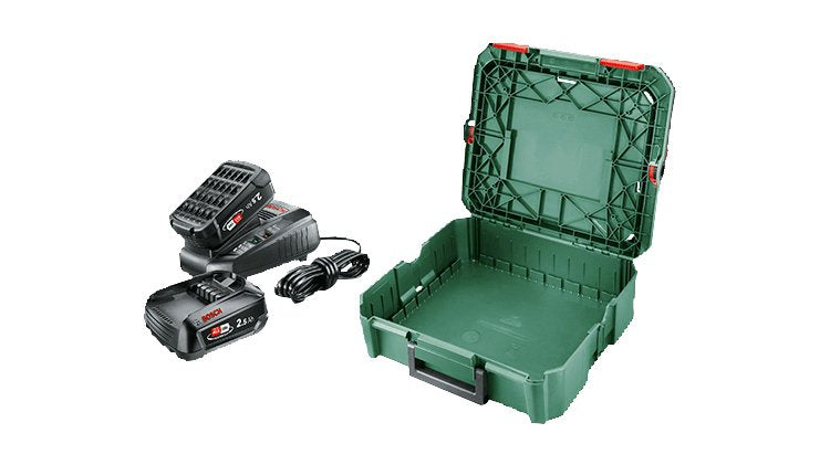 Bosch Diy & Garden Starter Set 18v 2x Pba 2.5ah + Al 1830 Cv, Cargador Negro, 2x Batería + Cargador, Power For All Alliance 1600a019e4