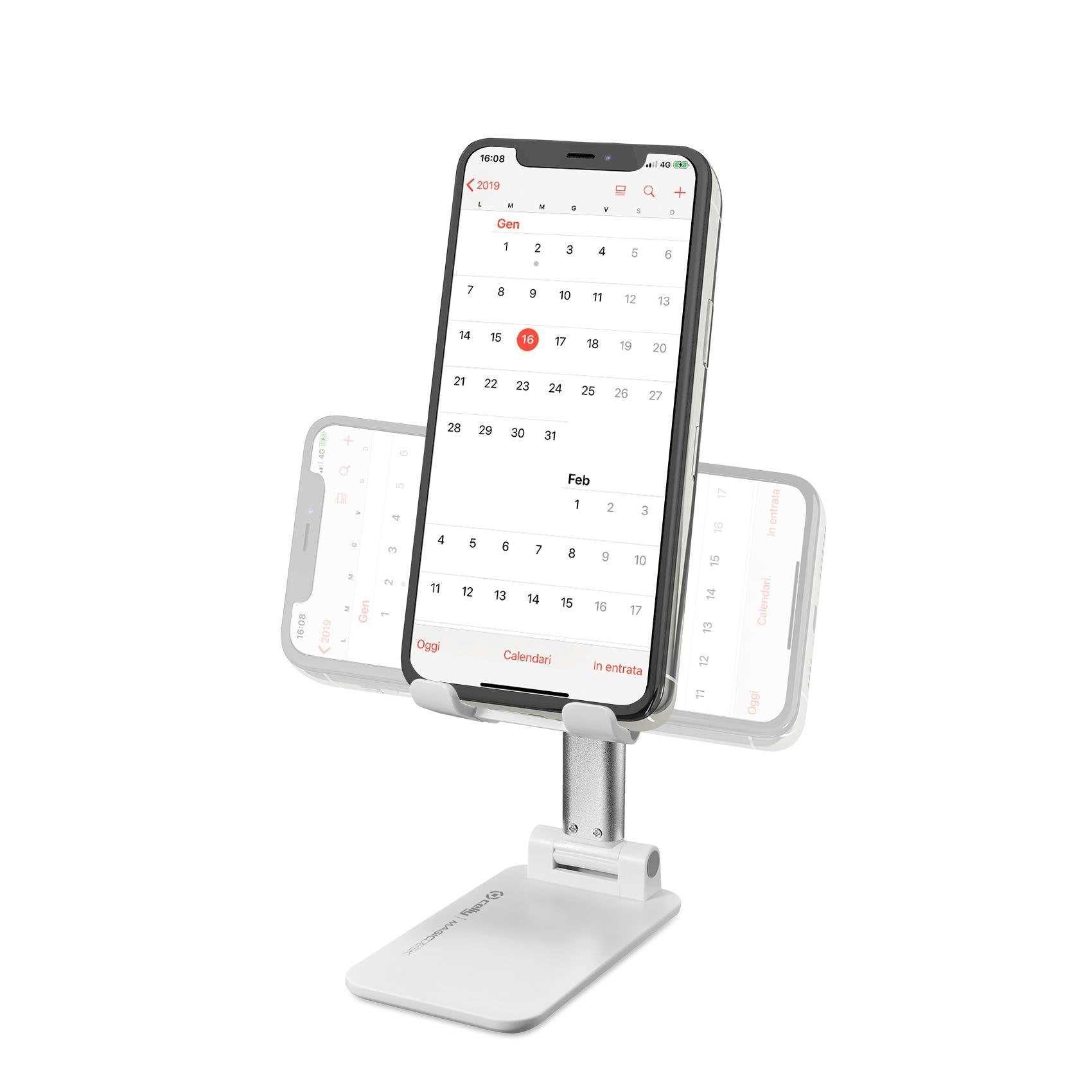 EAN 8021735760634 - Celly Magic Desk Soporte pasivo Teléfono móvil/smartphone, Tablet/UMPC Blanco imagen 3