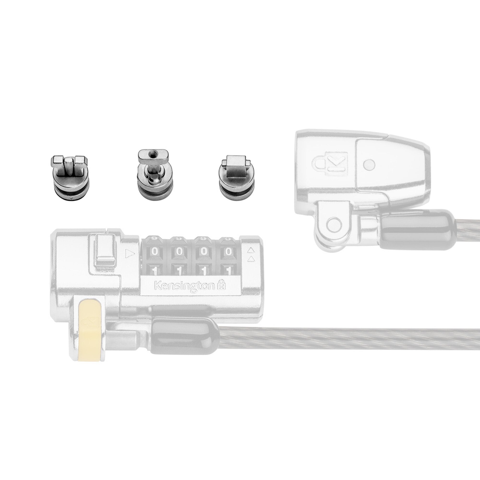 Kensington K68001ww Accesorio Para Candado De Cable Anchor Acero Inoxidable 3 Pieza(S)