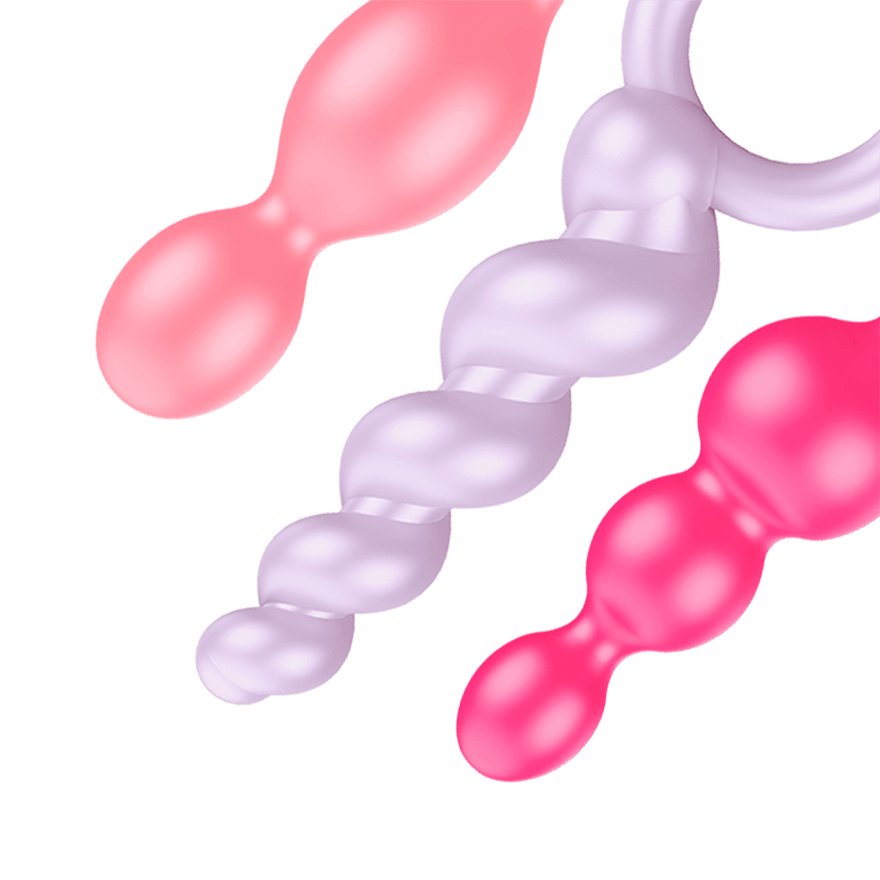 Satisfyer - Anal Plugs Set 3 Pcs Tricolor