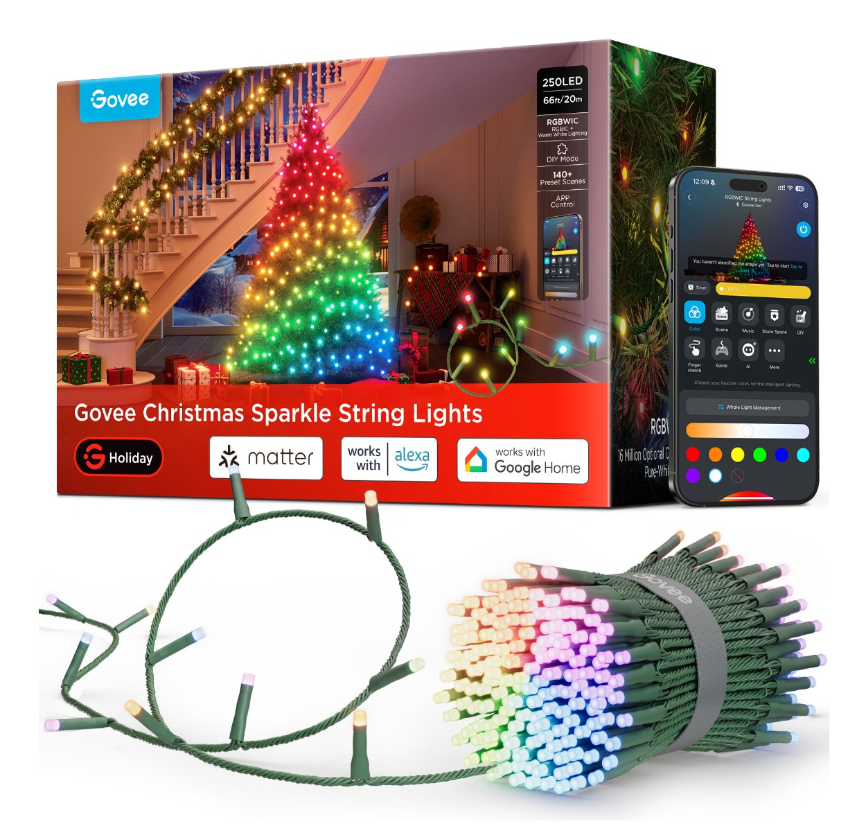 EAN 6974316995784 - Govee H6870341 iluminación inteligente Tira de luz inteligente Bluetooth imagen 1