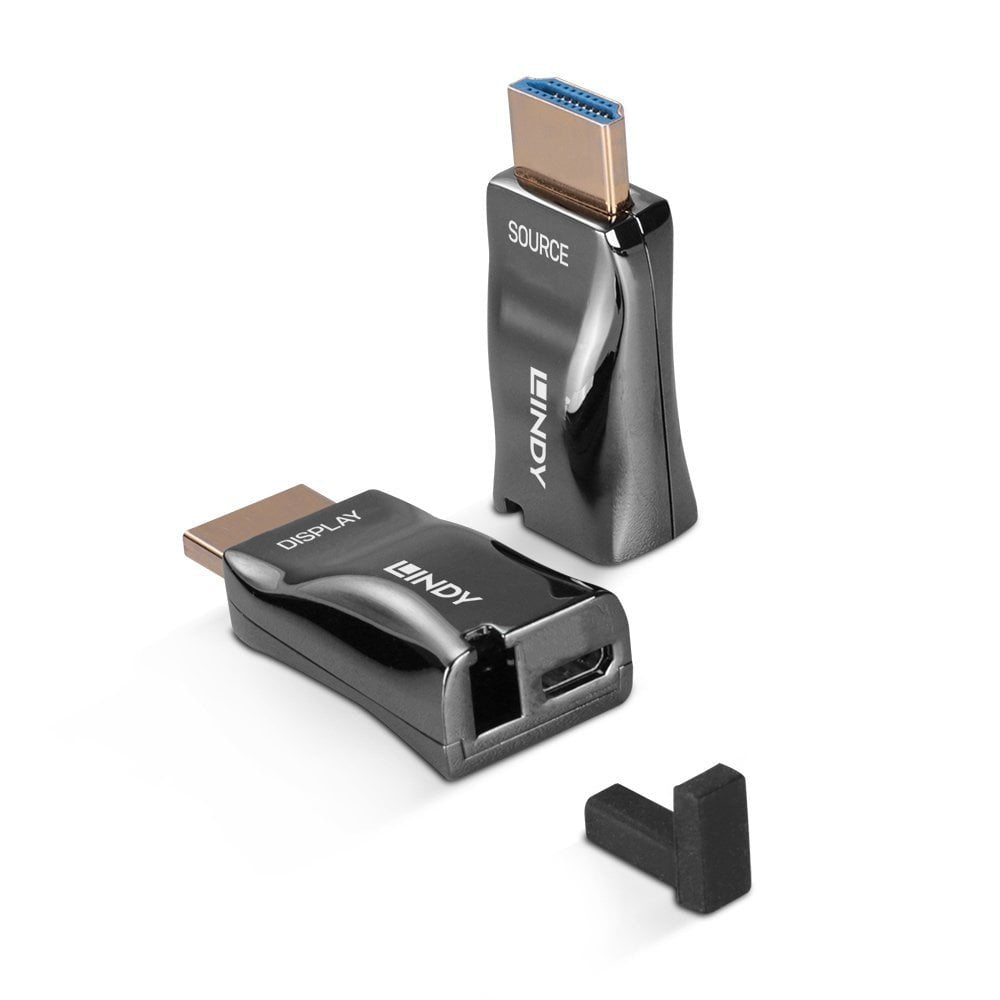 Lindy 300m Hdmi 4k60 Fiber Optic Dongle Extender