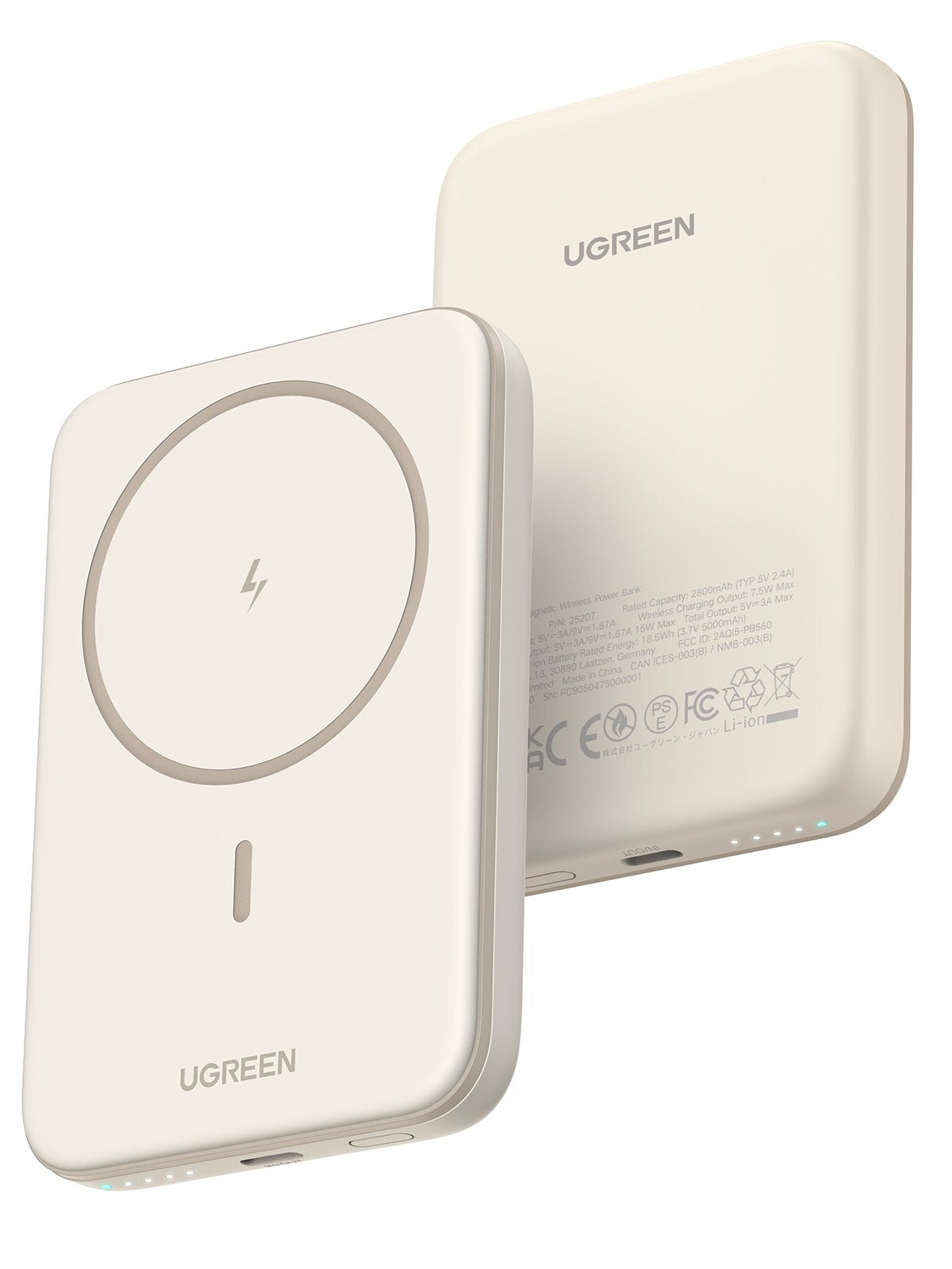 EAN 6941876222070 - Ugreen 25207 batería externa 5000 mAh Cargador inalámbrico Negro imagen 14