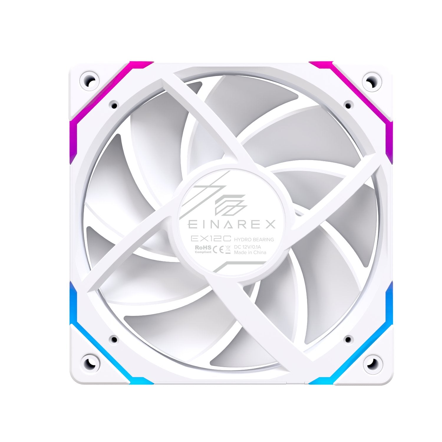 EAN 6977277360202 - Einarex EXFN-12CS1-W sistema de refrigeración para ordenador Carcasa del ordenador Ventilador 12 cm Blanc imagen 6